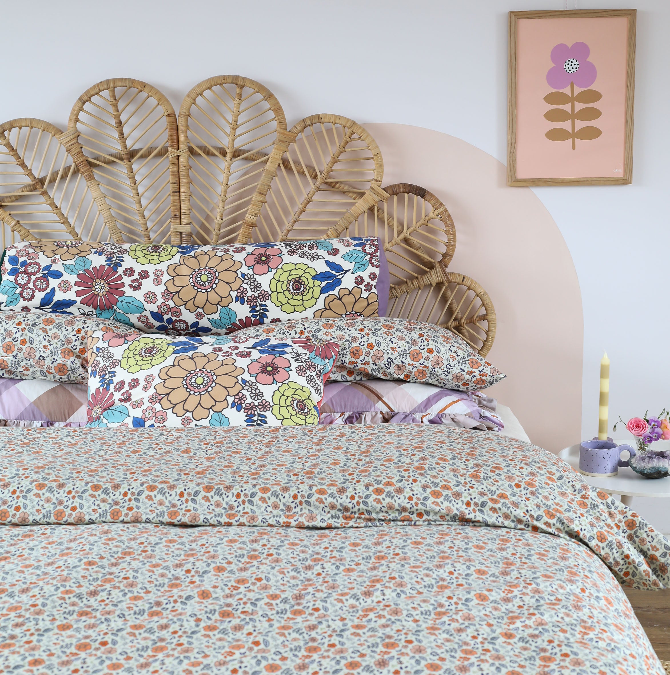 Double Bed Avalin Print Duvet Cover main image 1