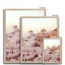 Load image into Gallery viewer, Santorini Dreams Framed Print
