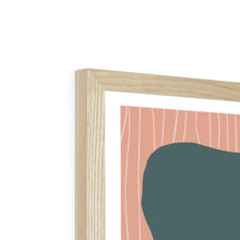 Load image into Gallery viewer, Face Vase - muted tones Framed Print