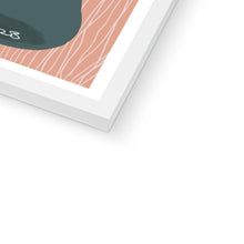 Load image into Gallery viewer, Face Vase - muted tones Framed Print