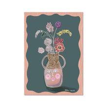 Load image into Gallery viewer, Face Vase - muted tones Fine Art Print
