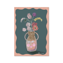 Load image into Gallery viewer, Face Vase - muted tones Fine Art Print
