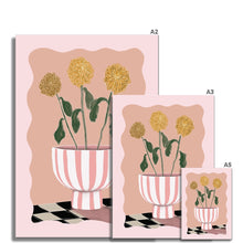 Load image into Gallery viewer, Three Dahlias Fine Art Print
