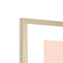 Load image into Gallery viewer, Rain Drops in Pink. Framed Print