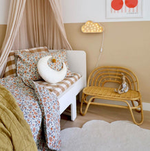 Load image into Gallery viewer, MoozleHome Barney 3-Piece Organic Cotton Bedding Set, duvet cover, fitted sheet, and pillowcases in minimalist modern design for adults and kids.