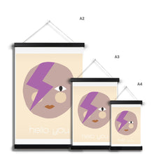 Load image into Gallery viewer, Hello you Fine Art Print with Hanger
