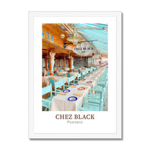 Load image into Gallery viewer, Chez Black - Positano Framed Print