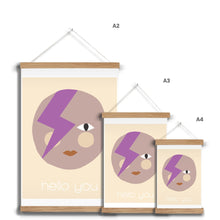 Load image into Gallery viewer, Hello you Fine Art Print with Hanger