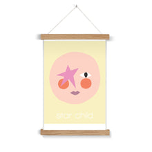 Load image into Gallery viewer, Star Child Mellow Yellow - Fine Art Print with Hanger