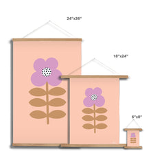 Load image into Gallery viewer, Flower Stem Lilac Fine Art Print with Hanger.