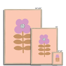 Load image into Gallery viewer, Flower Stem Lilac Framed Print.