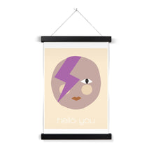 Load image into Gallery viewer, Hello you Fine Art Print with Hanger