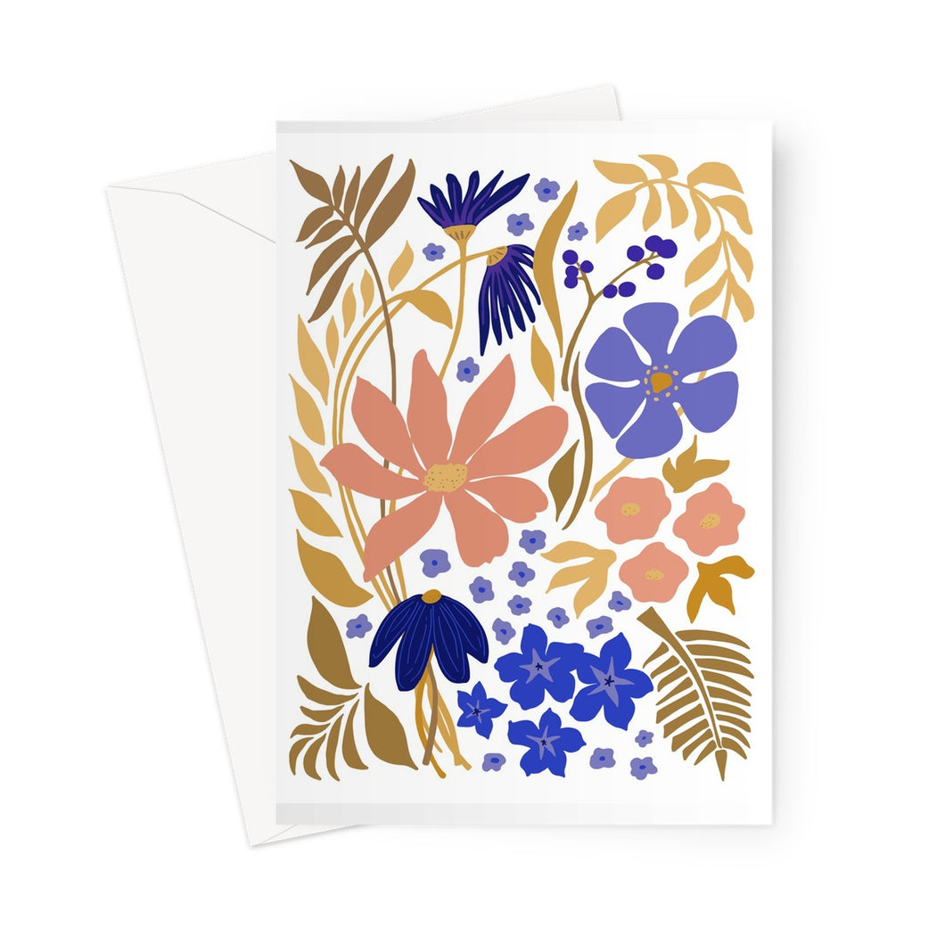 Garden Clematis Greeting Card