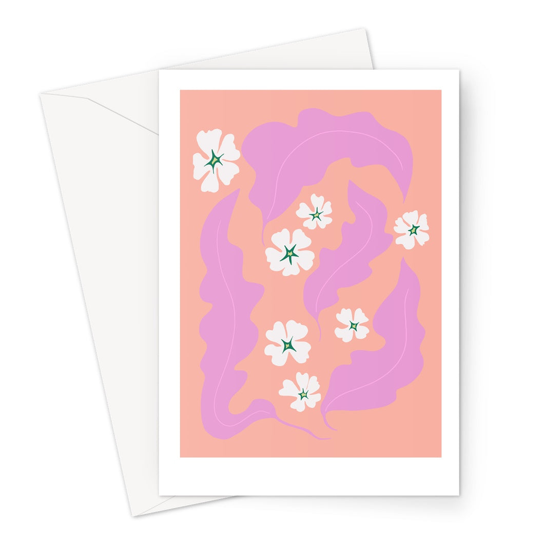 Lilac leaves Greeting Card