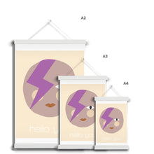 Load image into Gallery viewer, Hello you Fine Art Print with Hanger