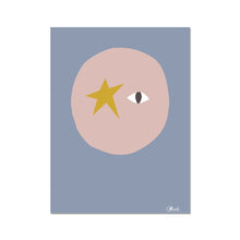 Load image into Gallery viewer, Star Child - Sky Blue - Fine Art Print