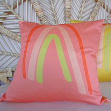 Load image into Gallery viewer, Cushion - Swans+Rainbows - Version 1