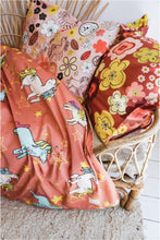 Load image into Gallery viewer, Moozle bedding set Unicorn Doodle organic cotton childrens duvet set