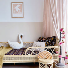 Load image into Gallery viewer, Love+Peace Blush Pink Framed Print.