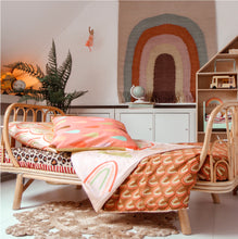 Load image into Gallery viewer, 5 Piece Reversible Duvet Set - Swans and Rainbows Design SOLD OUT