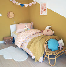 Load image into Gallery viewer, MOON FLOWER Bedding Bundle: Organic Duvet Set with Fitted Sheet (SOLD OUT!)
