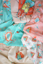 Load image into Gallery viewer, Moozle bedding set Folk Art organic cotton single bed duvet set printed