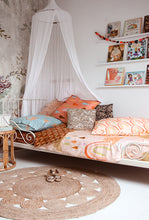 Load image into Gallery viewer, Moozle bedding set Swans and Rainbows organic cotton childrens duvet set