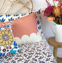 Load image into Gallery viewer, Scallop Pillowcase Geranium Pink