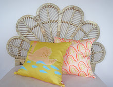 Load image into Gallery viewer, Cushion - Swans+Rainbows - Version 2