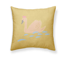 Load image into Gallery viewer, Moozle bedding set Swans and Rainbows organic cotton childrens duvet set