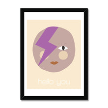 Load image into Gallery viewer, Hello you Framed Print