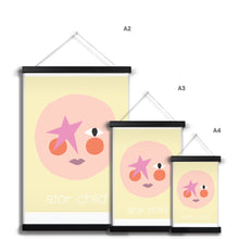 Load image into Gallery viewer, Star Child Mellow Yellow - Fine Art Print with Hanger