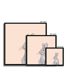 Load image into Gallery viewer, Hey Bunny Framed Print
