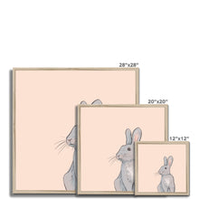 Load image into Gallery viewer, Hey Bunny Framed Print