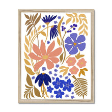 Load image into Gallery viewer, Garden Clematis Framed Print