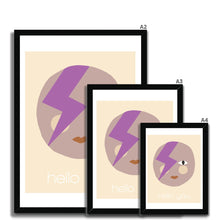 Load image into Gallery viewer, Hello you Framed Print
