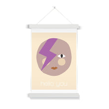 Load image into Gallery viewer, Hello you Fine Art Print with Hanger