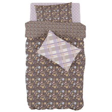 Load image into Gallery viewer, NIGHT GARDEN Bedding Bundle: Organic Cotton Duvet Set with Fitted Sheet