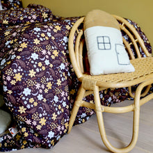 Load image into Gallery viewer, 3 Piece Organic Cotton Duvet bedding Set - NIGHT GARDEN