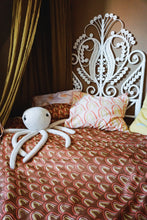 Load image into Gallery viewer, Moozle bedding set Swans and Rainbows organic cotton childrens duvet set