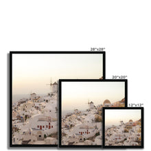 Load image into Gallery viewer, Oia Sundown Framed Print
