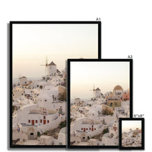 Load image into Gallery viewer, Oia Sundown Framed Print
