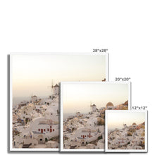 Load image into Gallery viewer, Oia Sundown Framed Print

