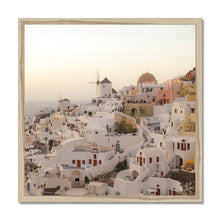 Load image into Gallery viewer, Oia Sundown Framed Print
