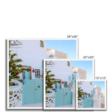 Load image into Gallery viewer, Blue Gate Santorini Framed Print
