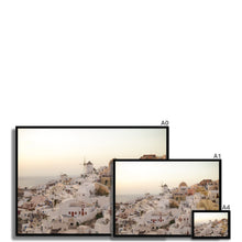 Load image into Gallery viewer, Oia Sundown Framed Print
