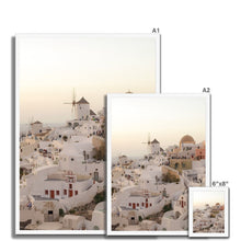 Load image into Gallery viewer, Oia Sundown Framed Print
