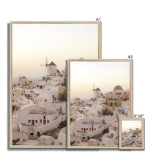 Load image into Gallery viewer, Oia Sundown Framed Print
