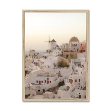Load image into Gallery viewer, Oia Sundown Framed Print
