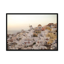 Load image into Gallery viewer, Oia Sundown Framed Print
